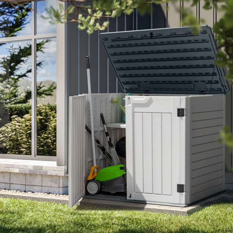 4.16 ft. W x 2.37 ft. D Horizontal Storage Shed