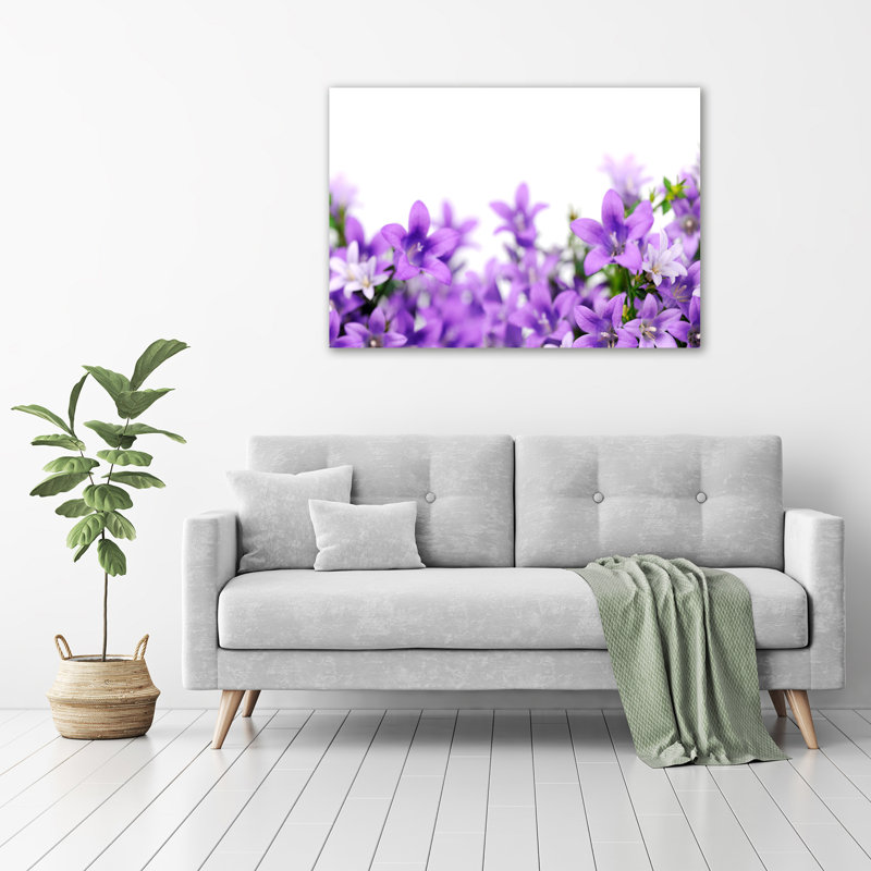 Purple Bells 1 Piece Wall Art on Canvas