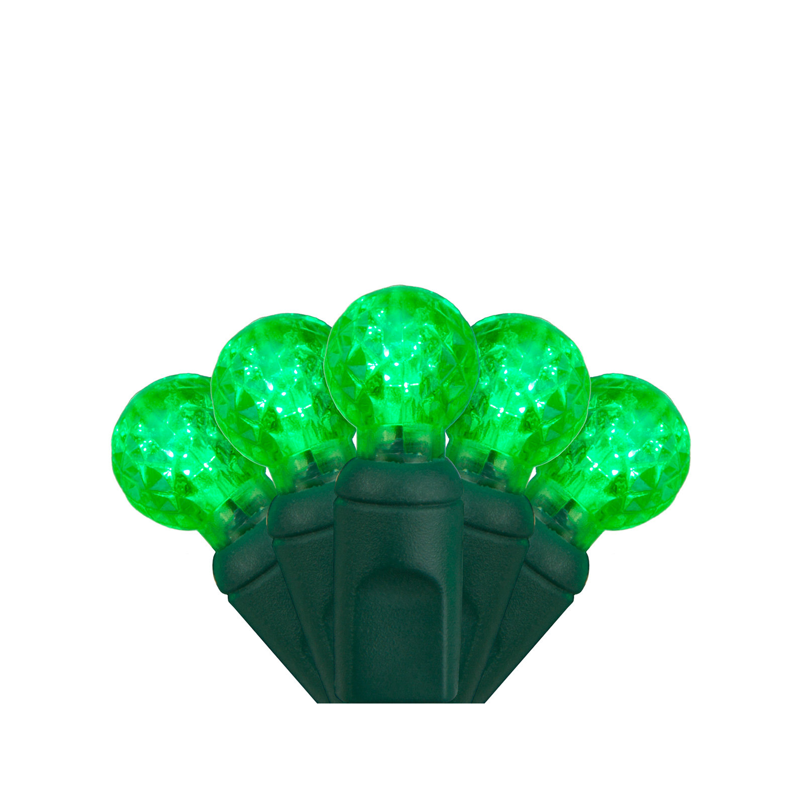70 Light LED Mini Globe String Lights, Green