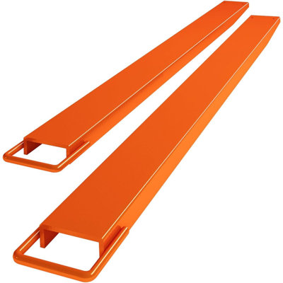4.5” Wide Forklift Fork Extensions – 4600 LBS Capacity, Steel Sleeve Attachments for Pallets