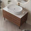 Meuble-lavabo 36 po 2-en-1 avec lavabo intégré en céramique-199352524