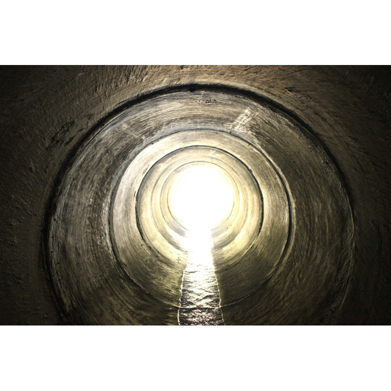 Tunnel - Photographie sur toile tendue, H 8 po x l 12 po x P 1 po