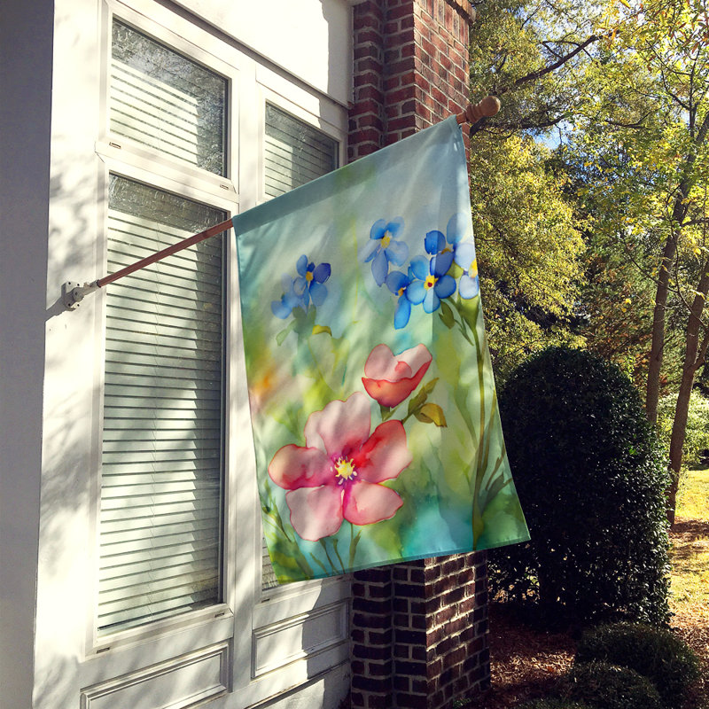 Drapeau de maison en polyester à double face H 40 po x l 28 po