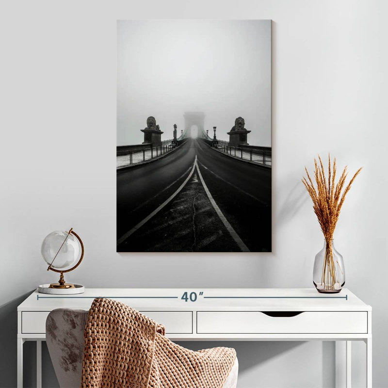 Mehar Danube Bridge In Budapest, 30" H x 20" W