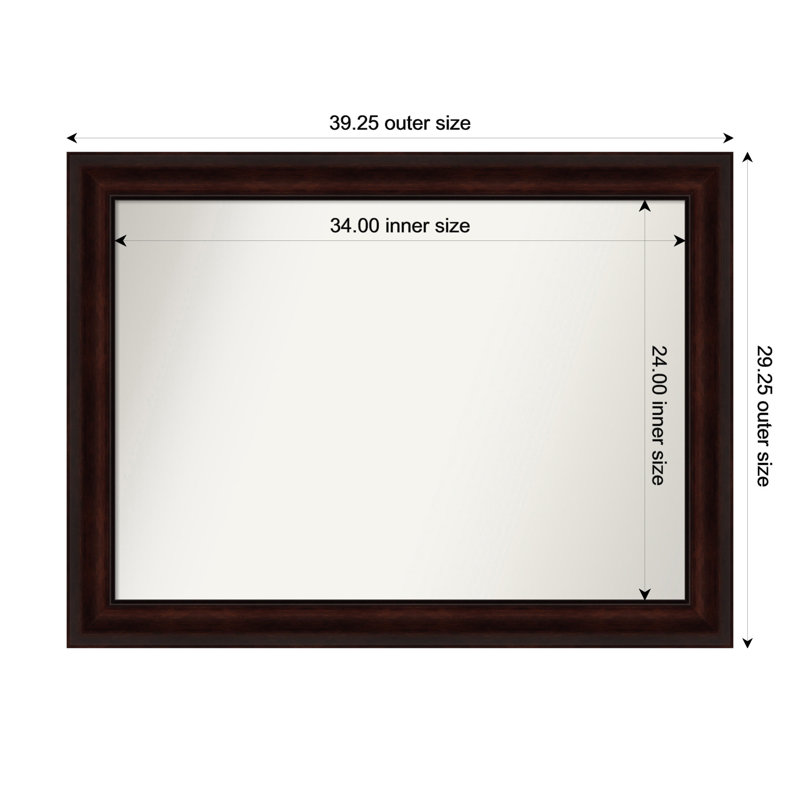 Miroir mural Nathian, 29,25 po x 39,25 po