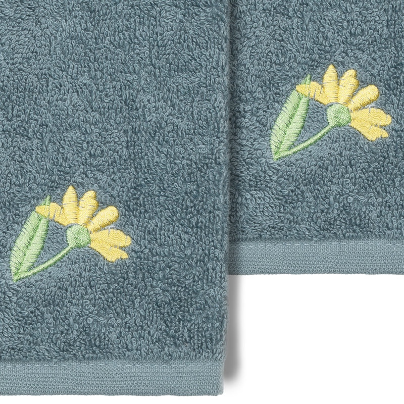 DAISY 100% Turkish Cotton Washcloth, Teal