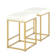 Romigh Upholstered Counter Stool with Metal Frame (Set of 3)