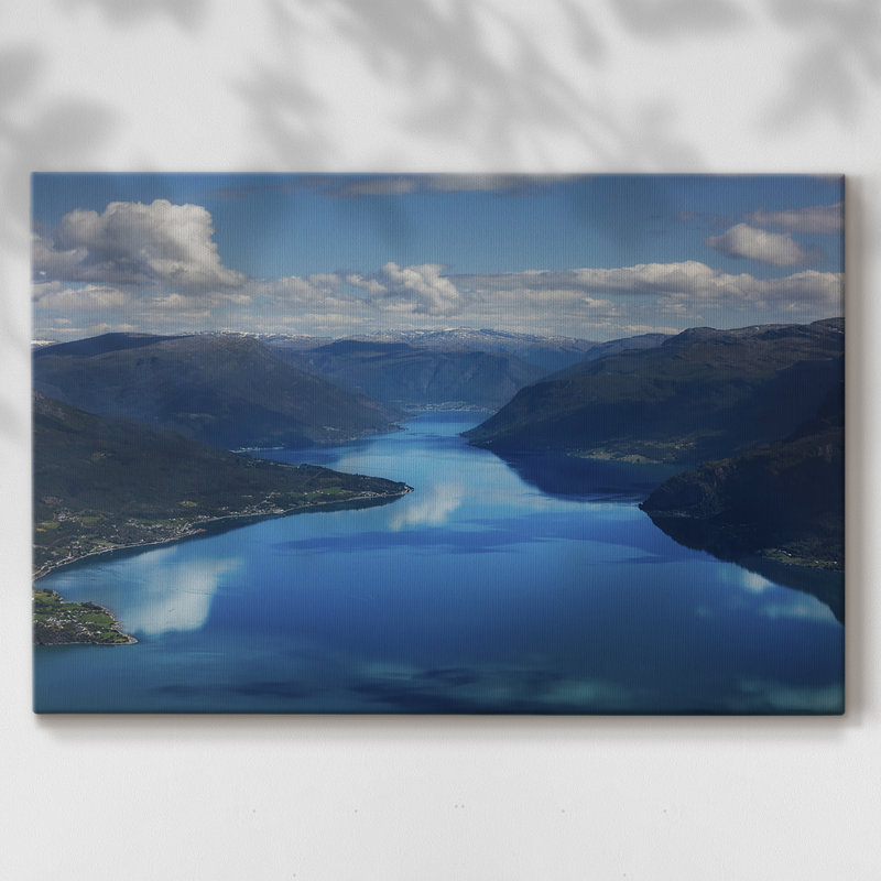 Réflexion de cristal - Cavas enveloppés de galerie, 18 x 27