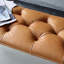 Banc rembourré en cuir Minimalist