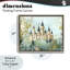 Cadre flottant princesse vue du château, design par Christine Simpson Art-1810531896-1810531900