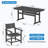 6 - Person Reata Rectangular  Outdoor Dining Set with 6 Chairs All Weather Use-342611570