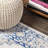 Clarice Inigo Cottage Medallion Blue/Gray Rug-1407830670