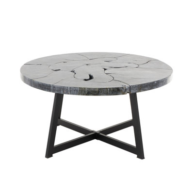 Solid Wood Top Coffee Table