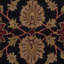 Tapis noir / bourgogne en laine touffeté à la main Bromley-18966787