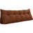 Sit-up Back Comfort Corduroy Bed Headboard Wedge Reading Pillow Triangular Backrest-99222251-99222253