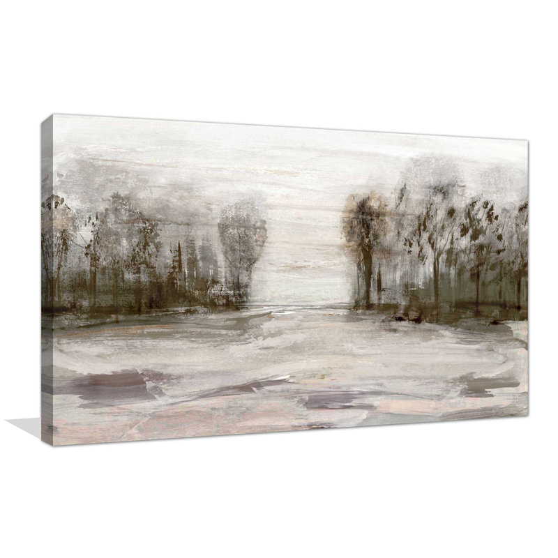 Près du mont Graham - Peinture, L 30 po x H 18 po, Toile tendue