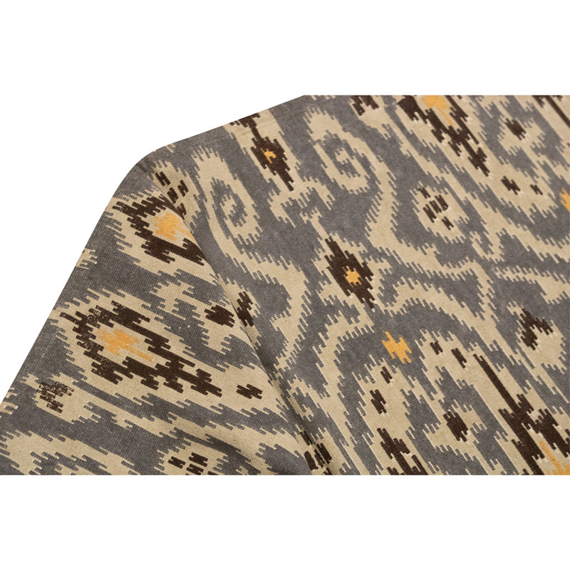Flatweave Wool Ikat Indoor Rug