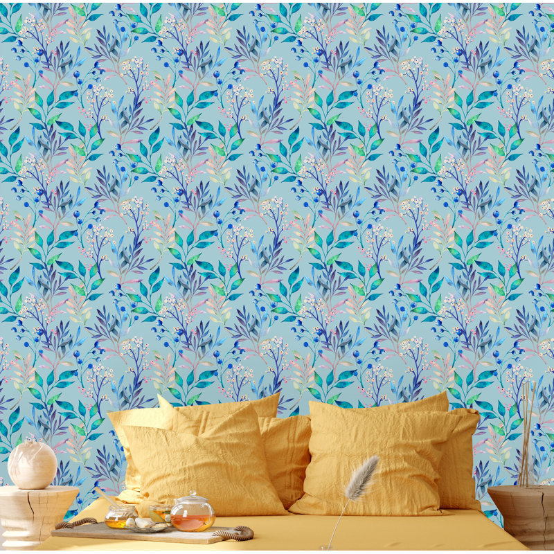 Rouleau de papier peint adhésif Popponesset, L 16,67 po x l 25 po