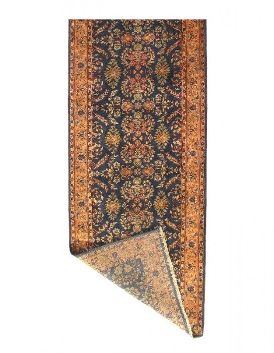 Fine Hand knotted Persian Sarouk Design 3'11'' X 19'4''