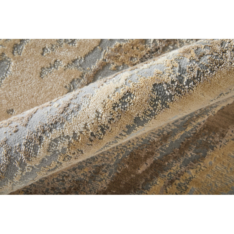Carbry Abstract Indoor Rug, Rectangle 2'1" x 3'