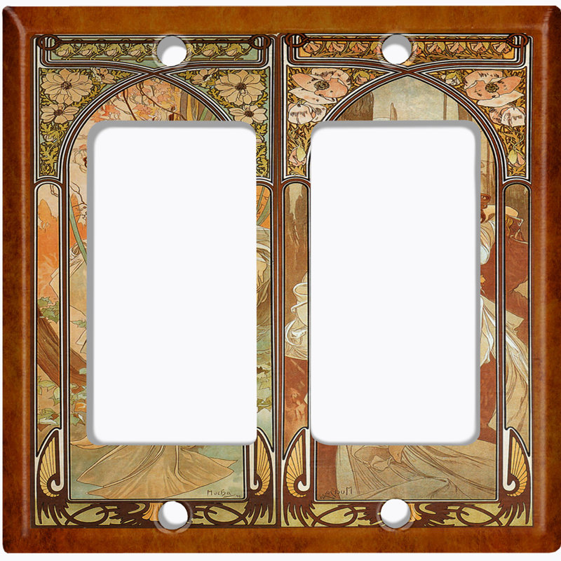 2 - Gang Toggle Light Switch Standard Wall Plate
