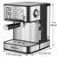 Machine à espresso avec mousseur à lait et affichage de la pression