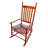 Wooden Porch Rocker Chair  Brown-2109453183