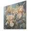 Iris baignant dans une aura argentée au clair de lune - Art mural en bois d'iris sur bois de pin naturel-2142224777