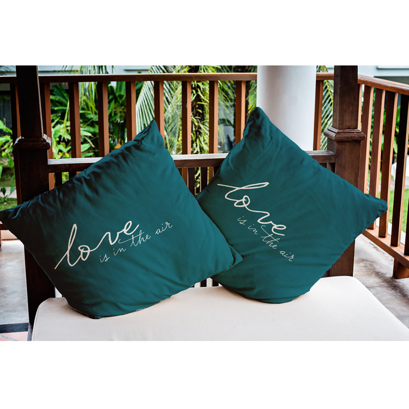 Outdoor Reversible Throw Pillow