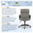 Serta Hannah Executive Office Chair, Ergonomic Lumbar Support, Firm Seat Cushion, Deep Body Pillows-92240312-41620976