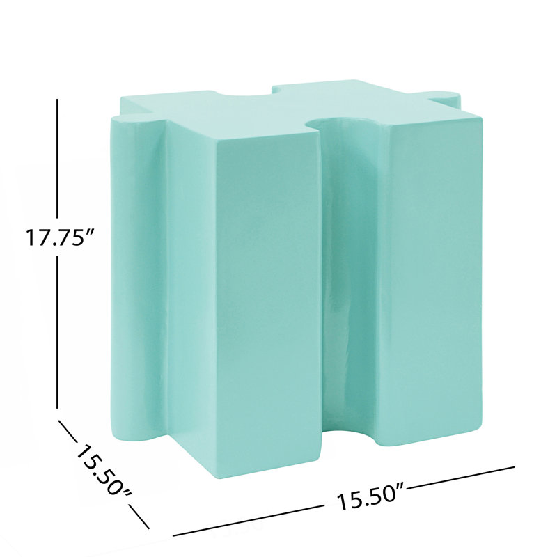 Table d'appoint casse-tête modulaire, Art, Vert clair