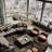 24-lights Chandelier,wagon Wheel Chandelier With Glass Shade-1143814012