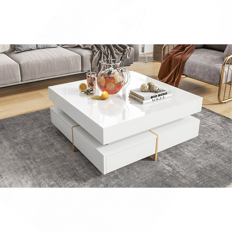 Table basse Askhat, Blanc