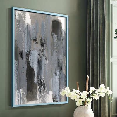 «Loft Pastel IV», reproduction encadrée - bois massif