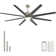 52 Inch Modern Ceiling Fan With Dimmable LED Light 5 Solid Wood Blades Smart Remote Control Reversible DC Motor