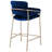 Yara Beige Velvet Counter Stool-75000052