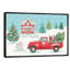 Christmas in the Country II 1 Piece Floater Frame Wall Art on Canvas-82632436