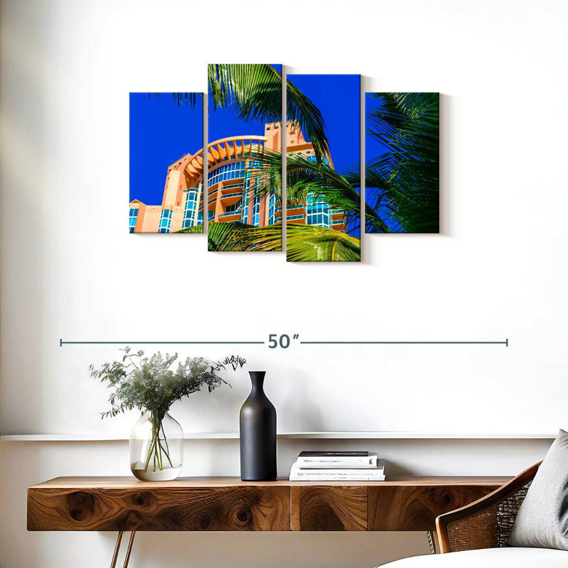 Lilie Building In Miami, 22" H x 36" W