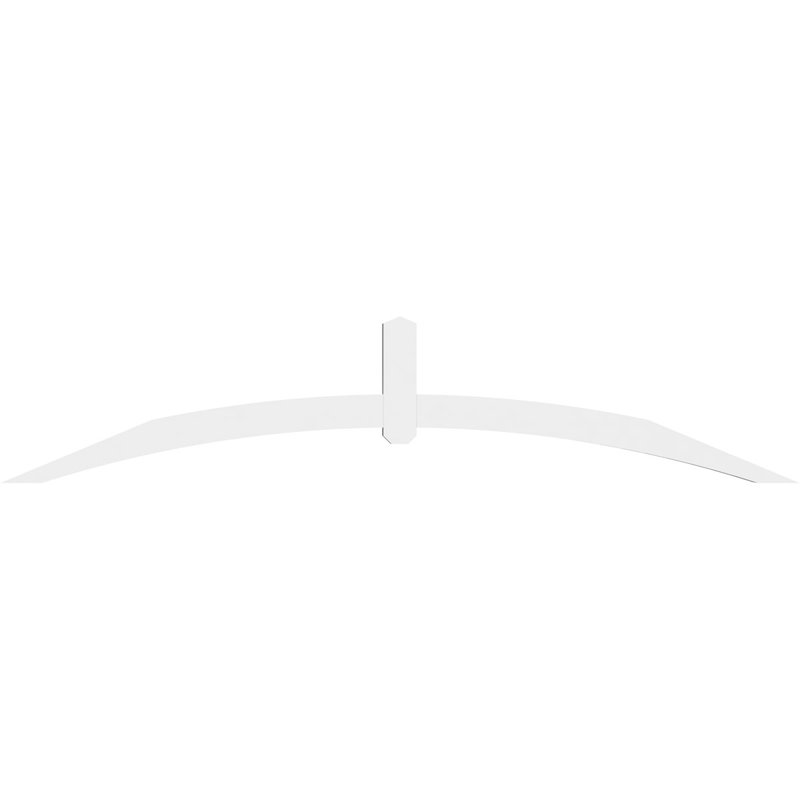 Support pour pignon en PVC Archdale, H 20 po x l 96 po (pas 5/12), P 4 po x F 4 po