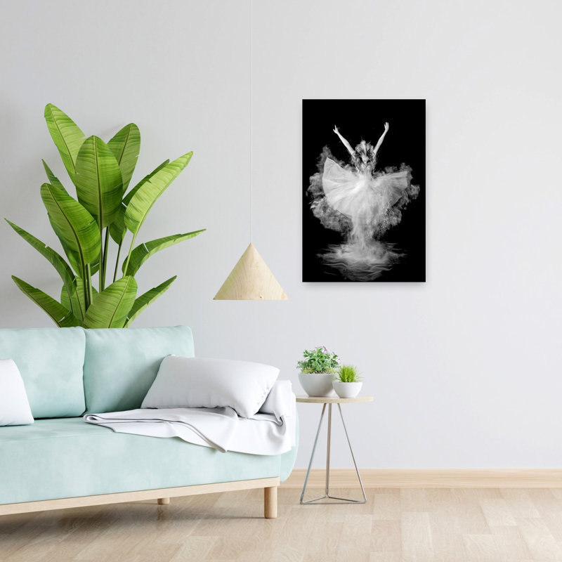 Art dramatique élégant éthéré, H 24 po x l 16 po