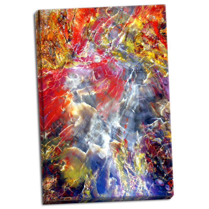 « silice stream », reproduction d’impression sur toile tendue
