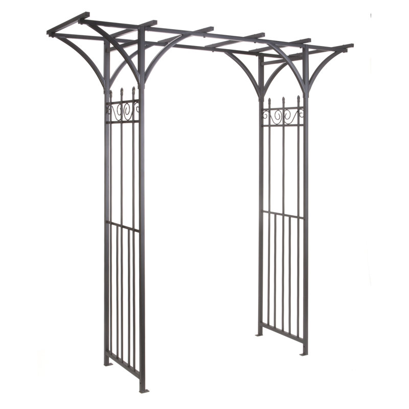 Pilottown 66cm D Steel Arbour in Black