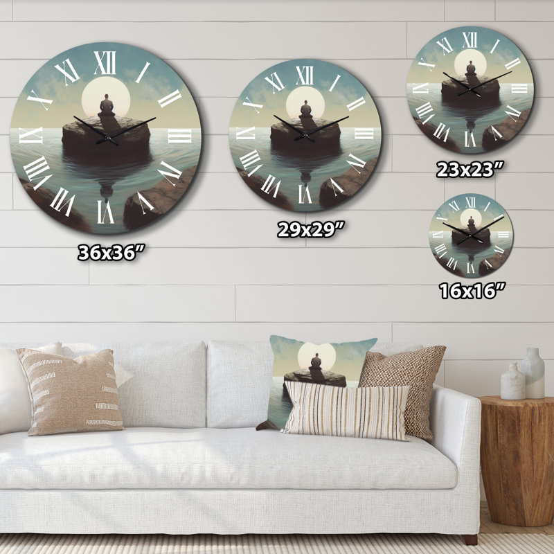 Horloge murale Mindfulness, Grand