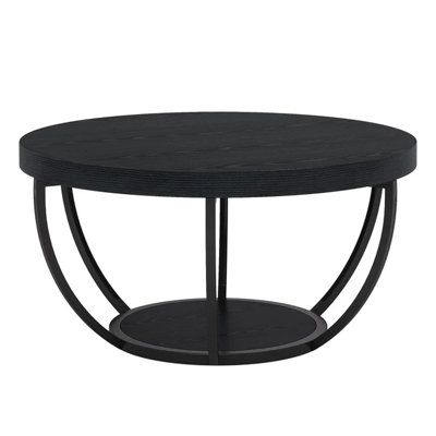 Round Chating Table,Central Table,2-Tier Coffee Table