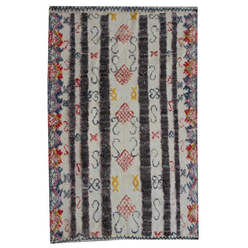 Manila Southwestern Wool Hand Woven Area Rug, Rectangle 174 x 260cm