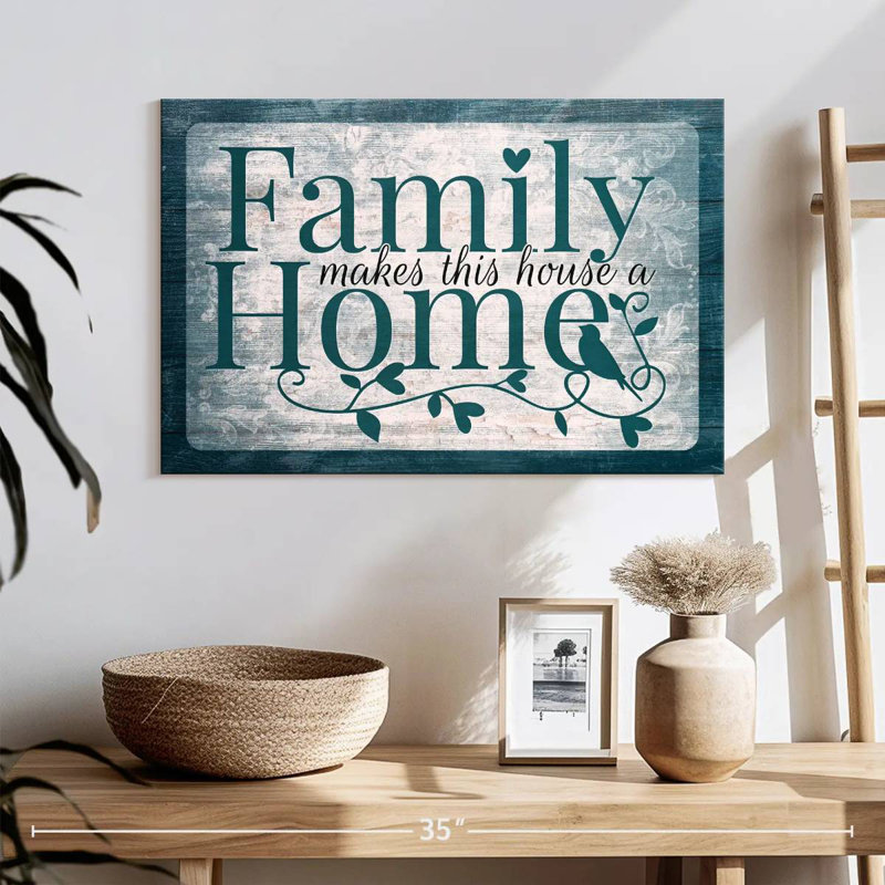 Plaque murale Family Family, H 16 po x l 24 po