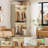 34" W Corner Closet System with Hanging Rods-2033599912