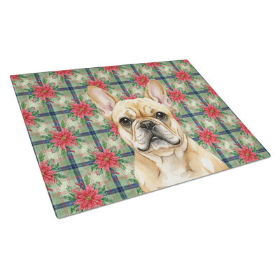 Planche à découper en forme de bouledogue français fauve