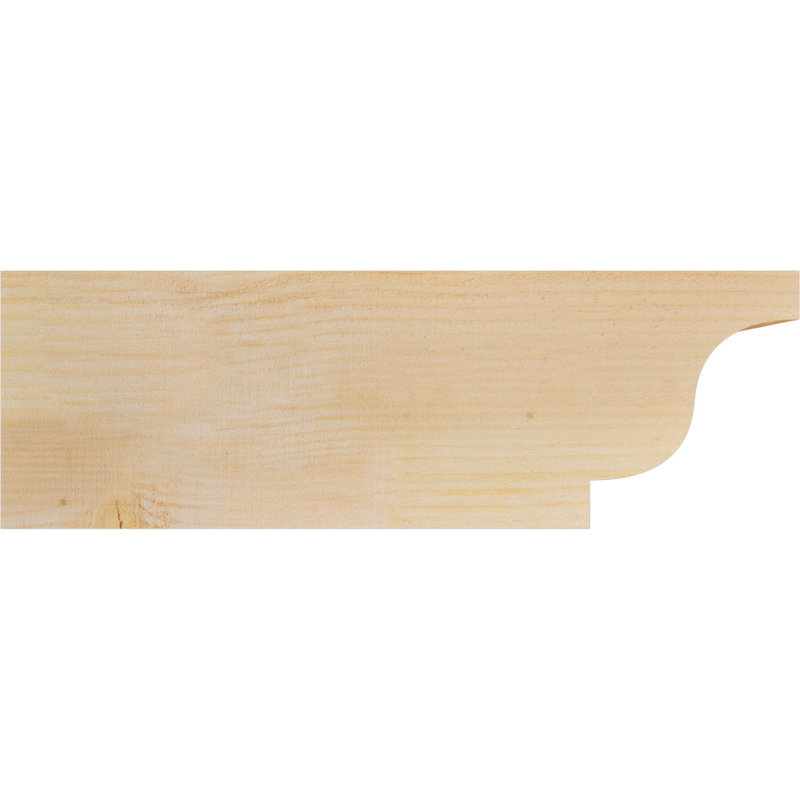 Queue de chevron Newport, Douglas, 8" H x 24" W x 6" D