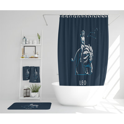 Nayeb Polyester Shower Curtain Set